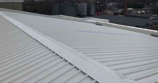 Industrial roof replacement project by Modern Roofing Scotland