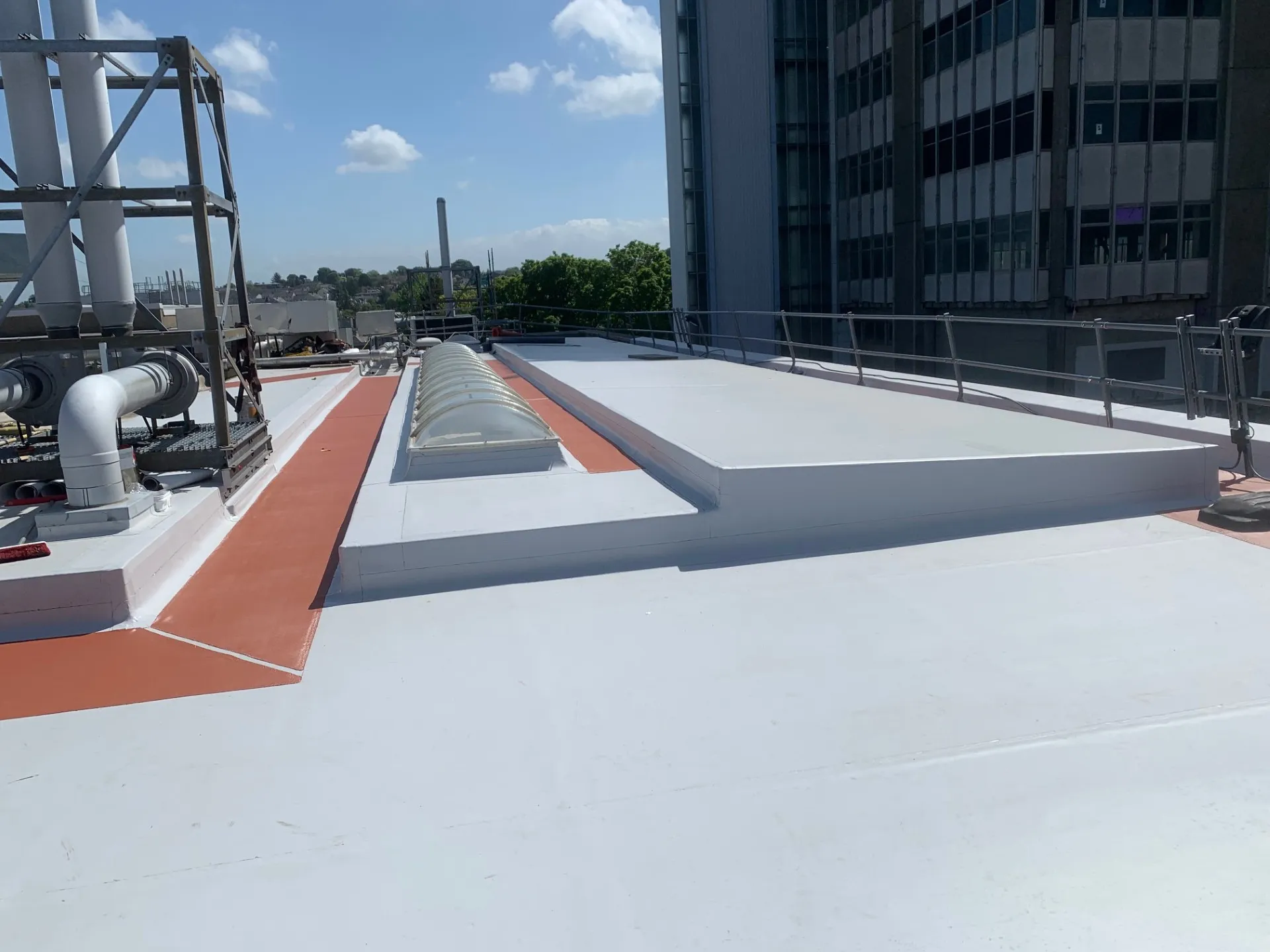 Sika single ply membrane roofing Scotland by Modern Roofing