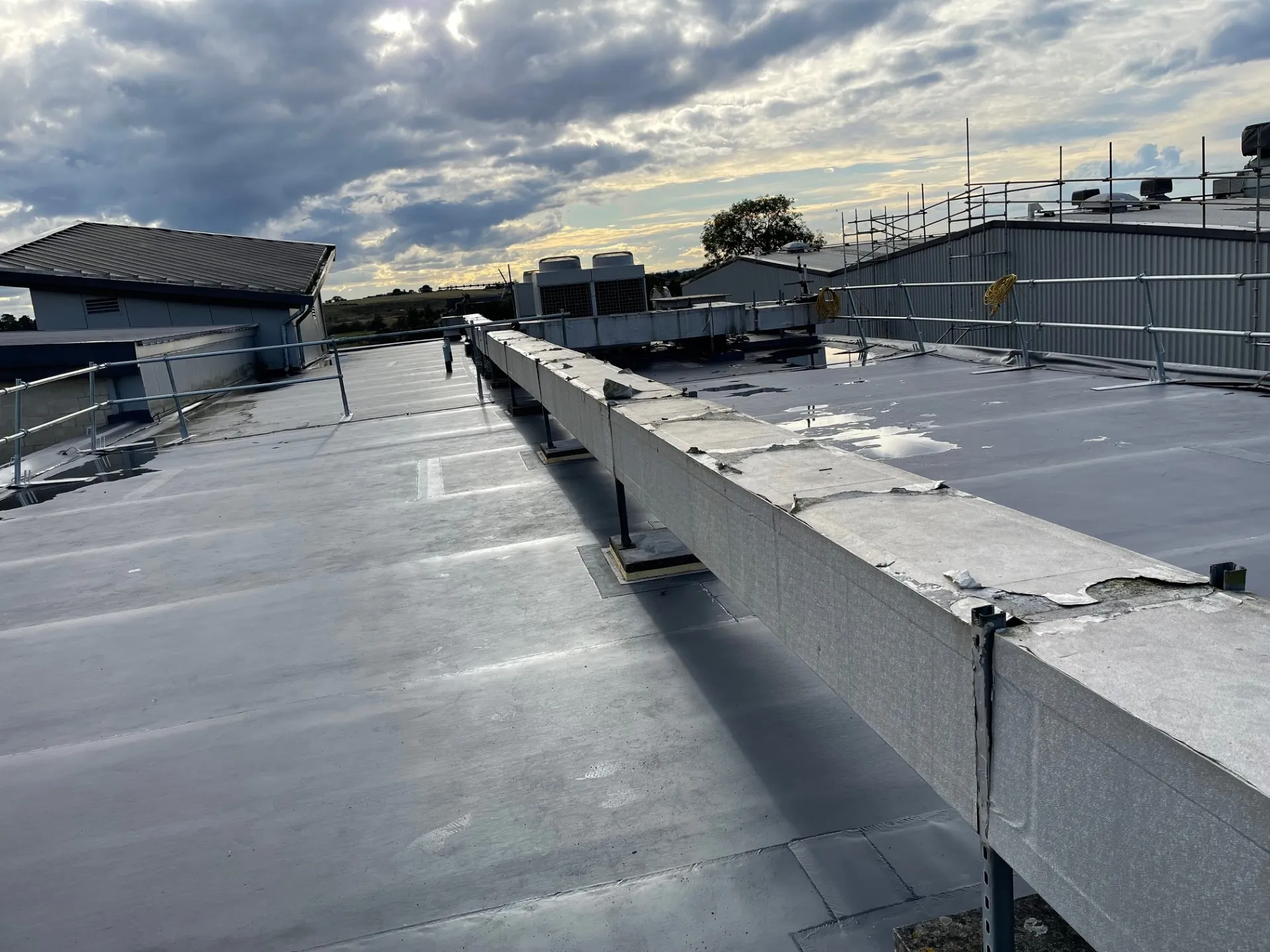 Sika commercial flat roofing Scotland by Modern Roofing