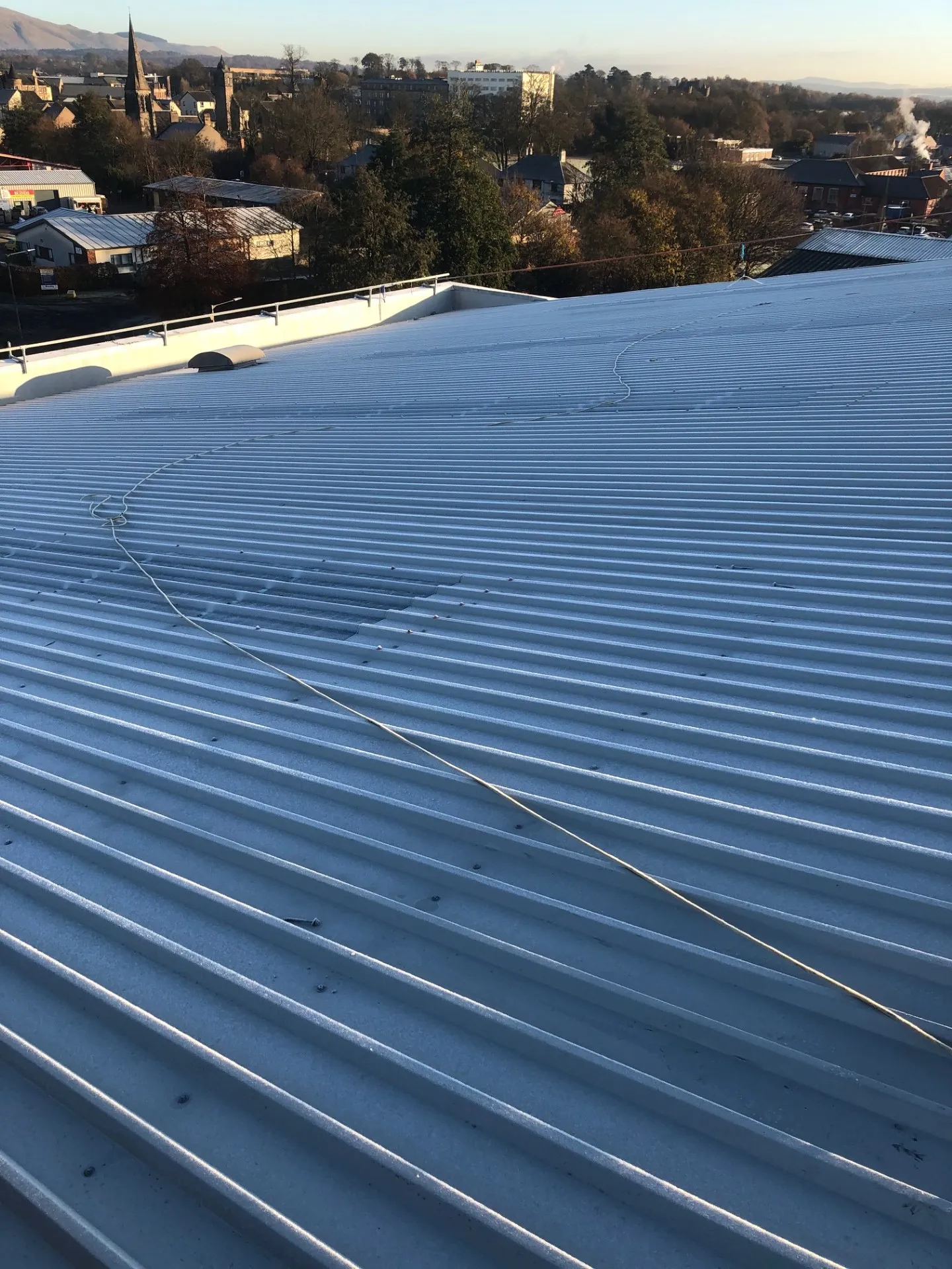 Metal roof refurbishment project by Modern Roofing Scotland