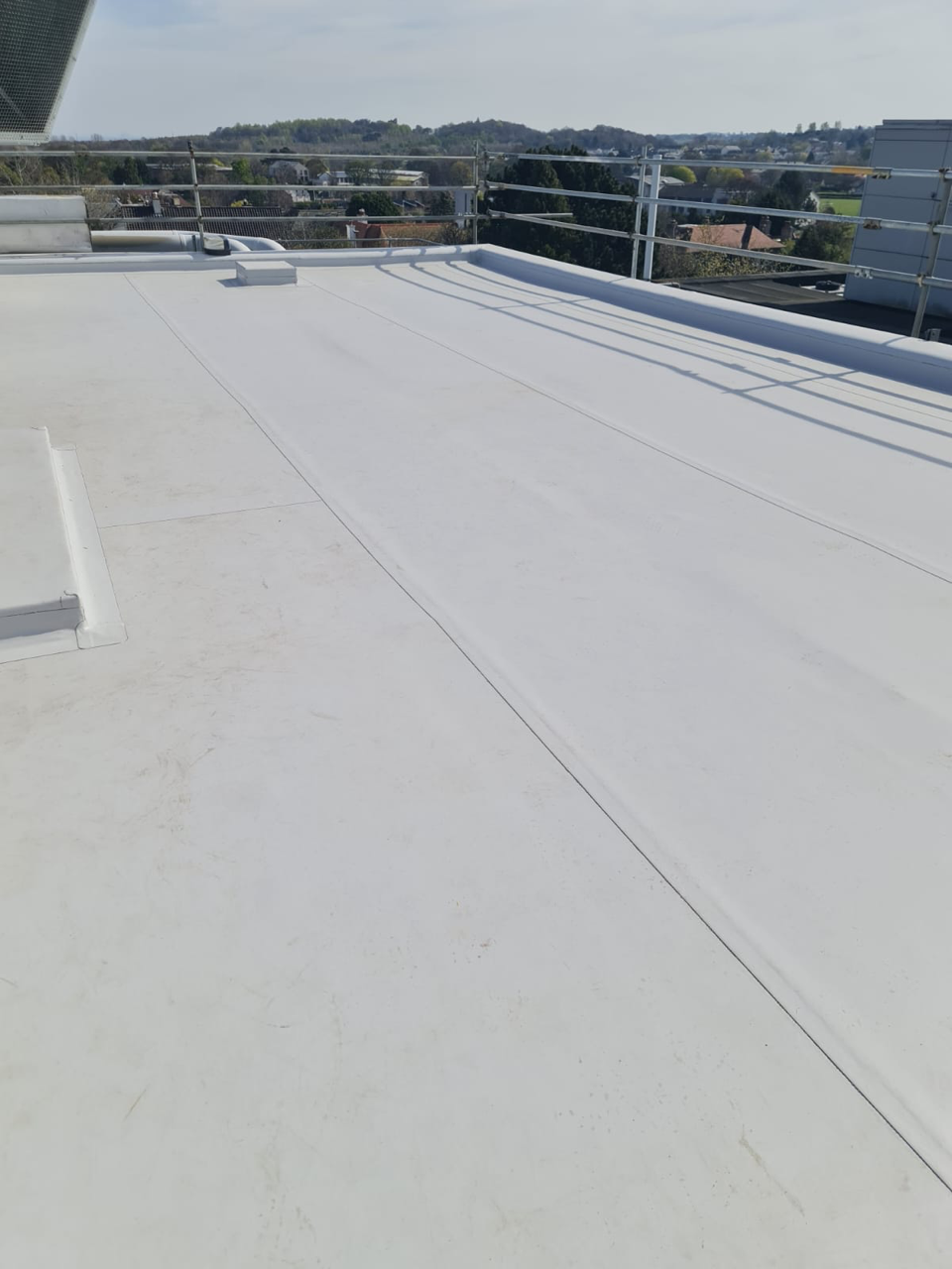 Commercial roofing project in Airdrie by Modern Roofing Scotland