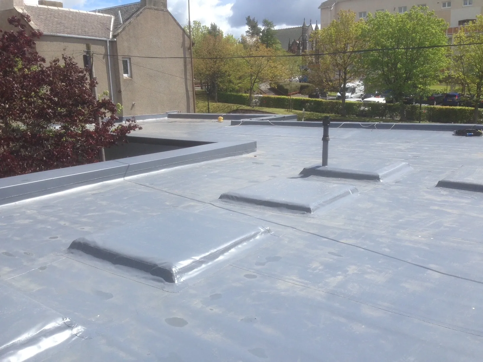 Completed Bathgate Nursery Sika membrane roof