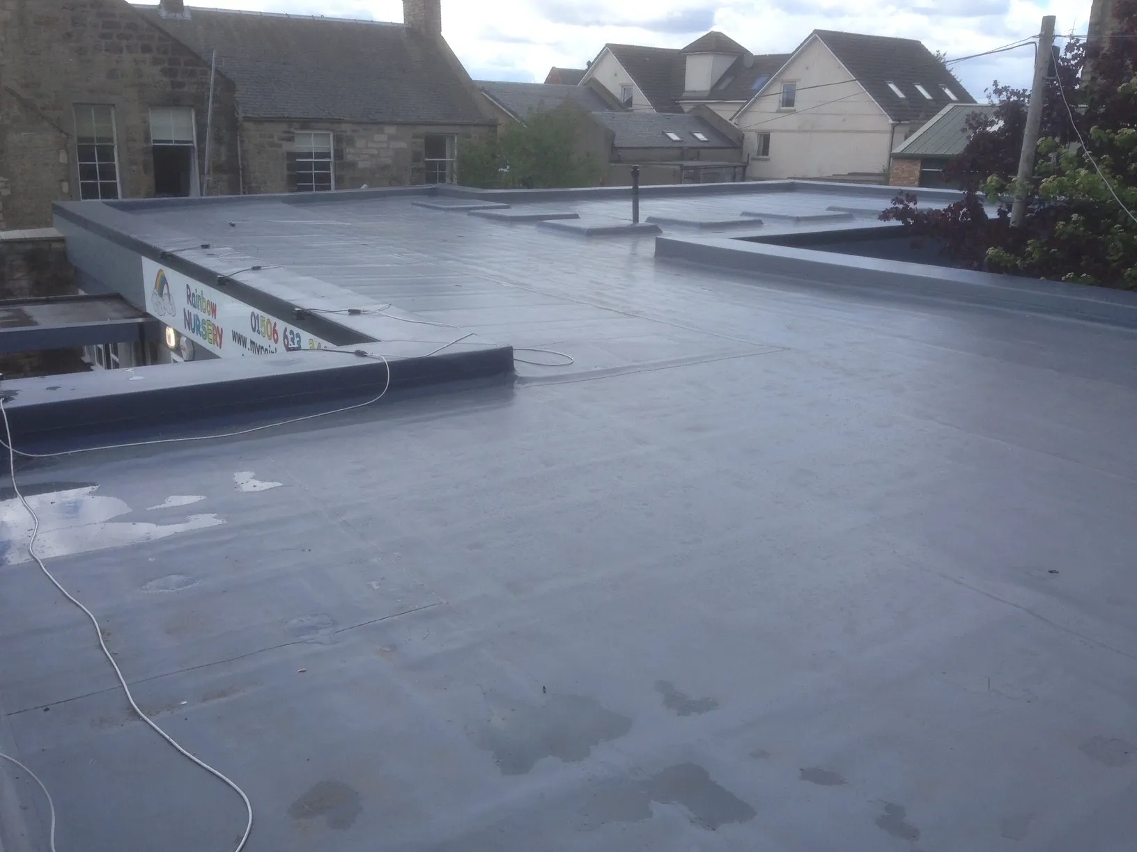 Sika fleeceback membrane at Bathgate Nursery