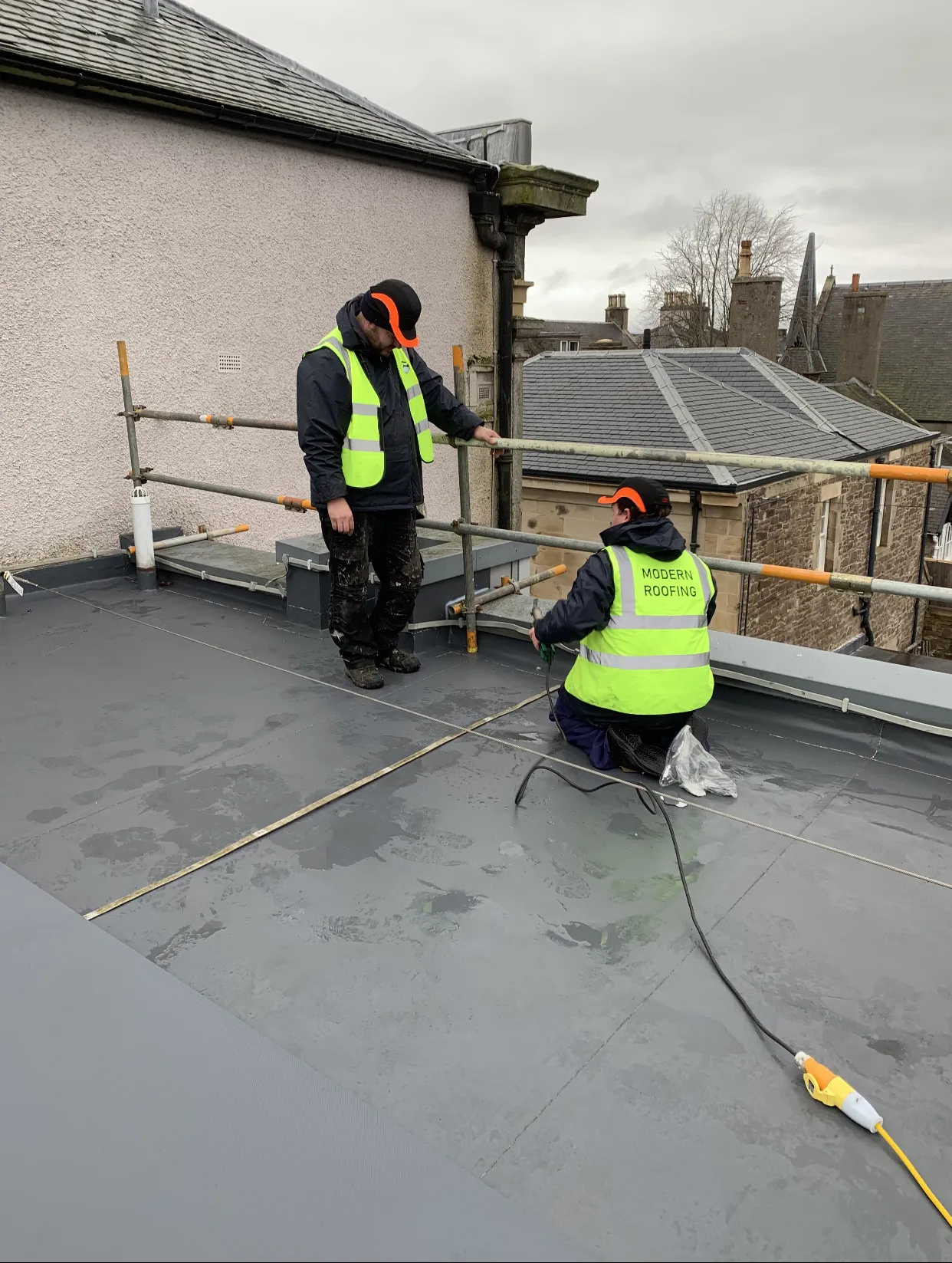 Industrial and commercial roof works Lanarkshire by Modern Roofing