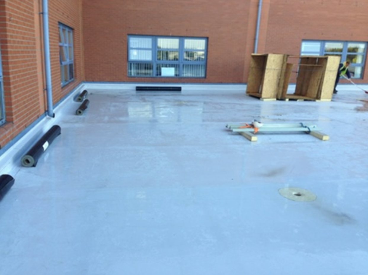 Single ply membrane roof project by Modern Roofing Scotland