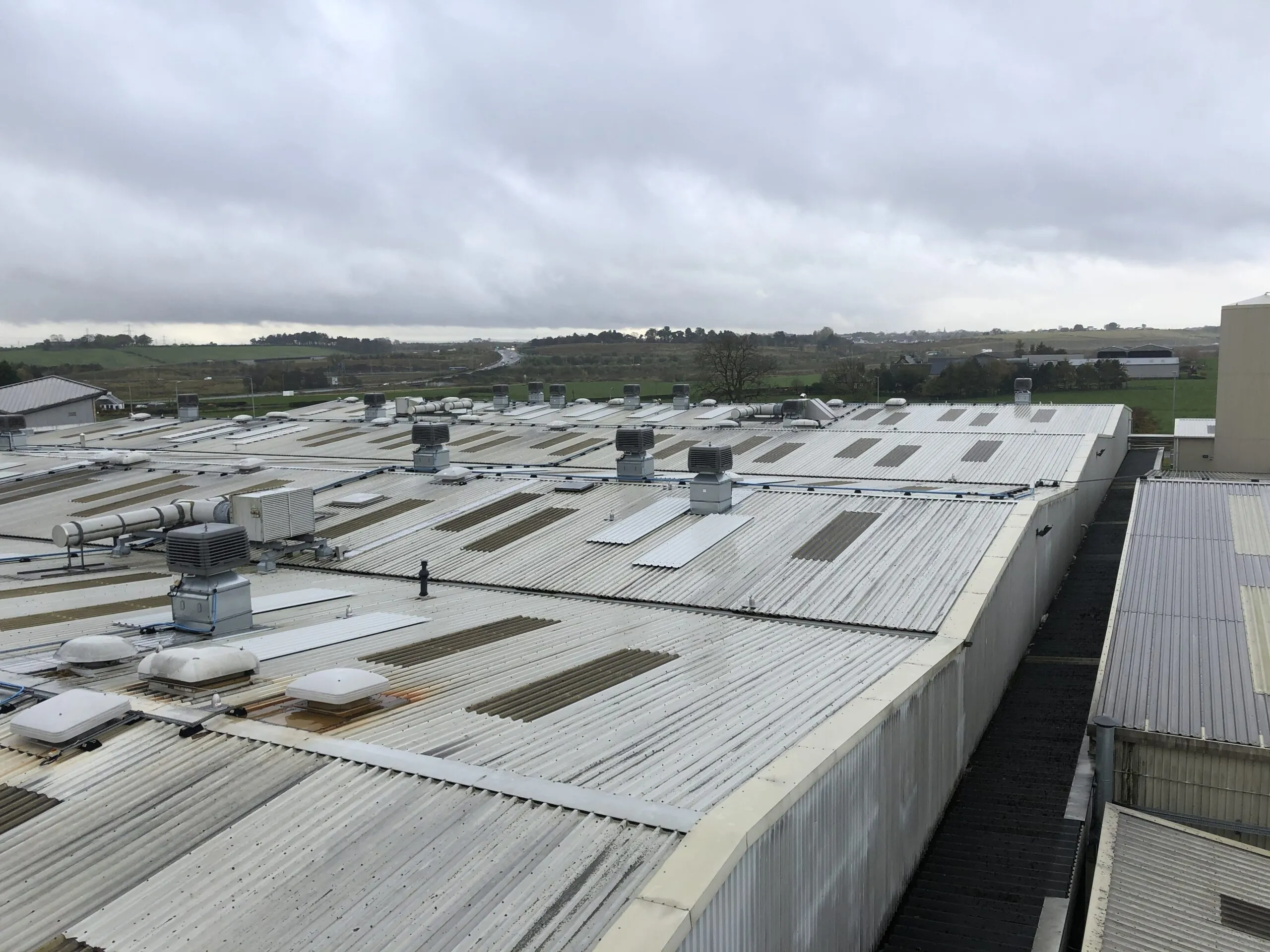 Commercial industrial roofing Lanarkshire by Modern Roofing Scotland