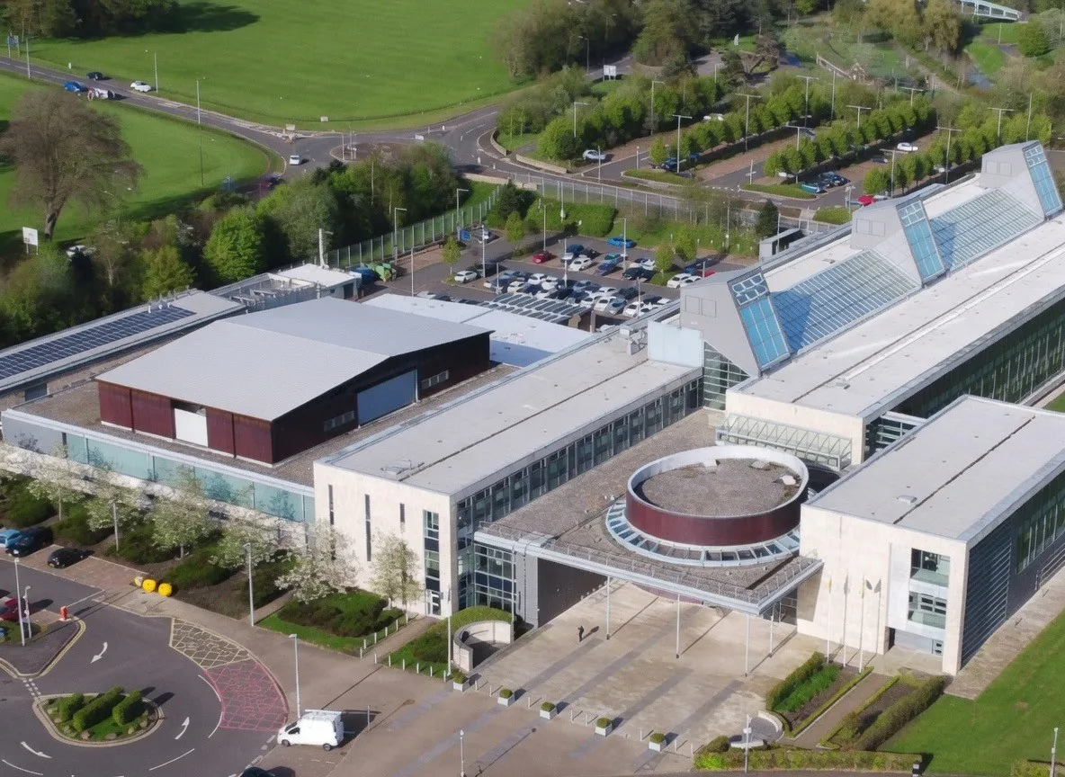West Lothian Civic Centre Livingston single ply roofing works by Modern Roofing Scotland