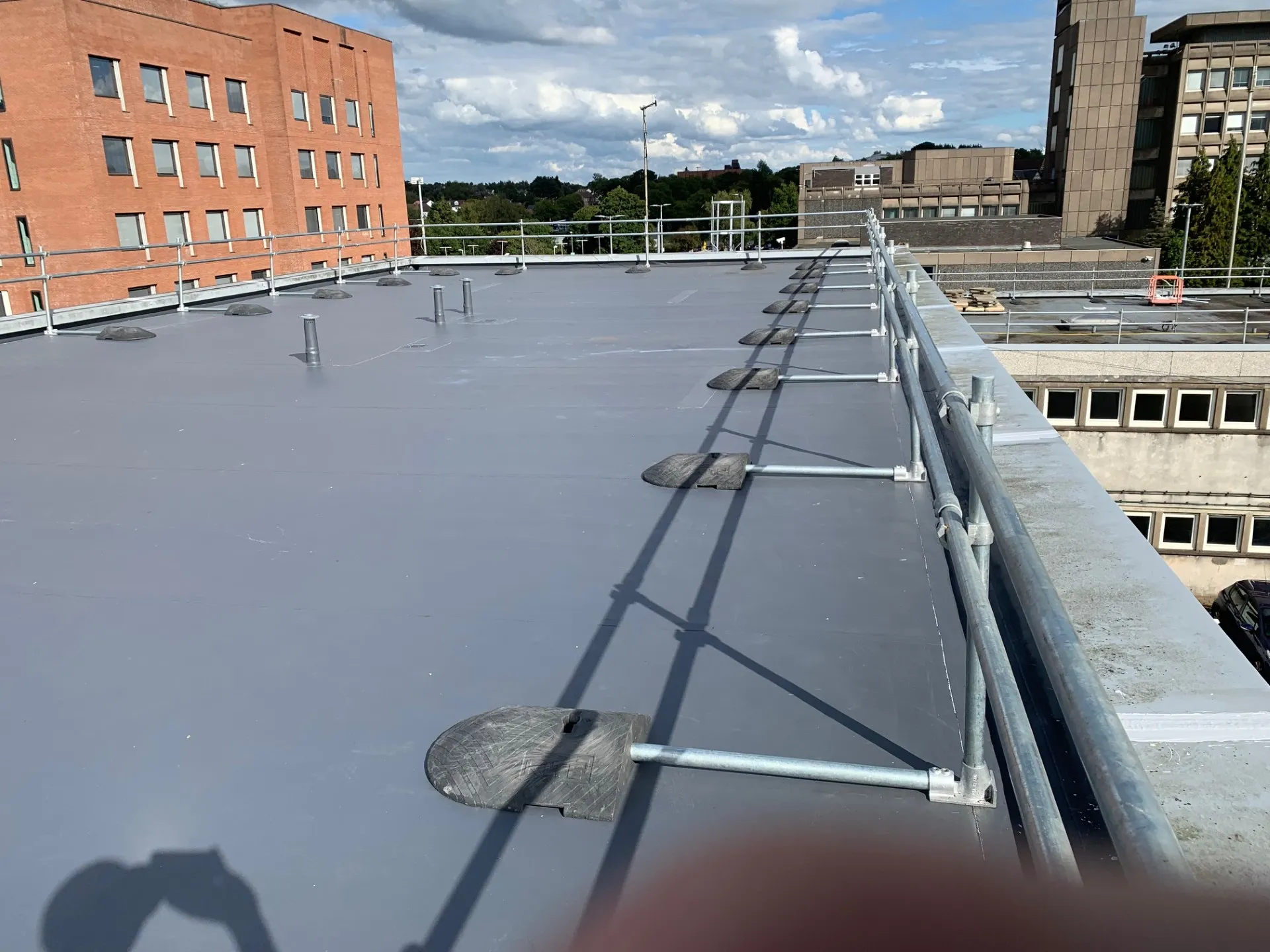 Police station membrane roofing Scotland