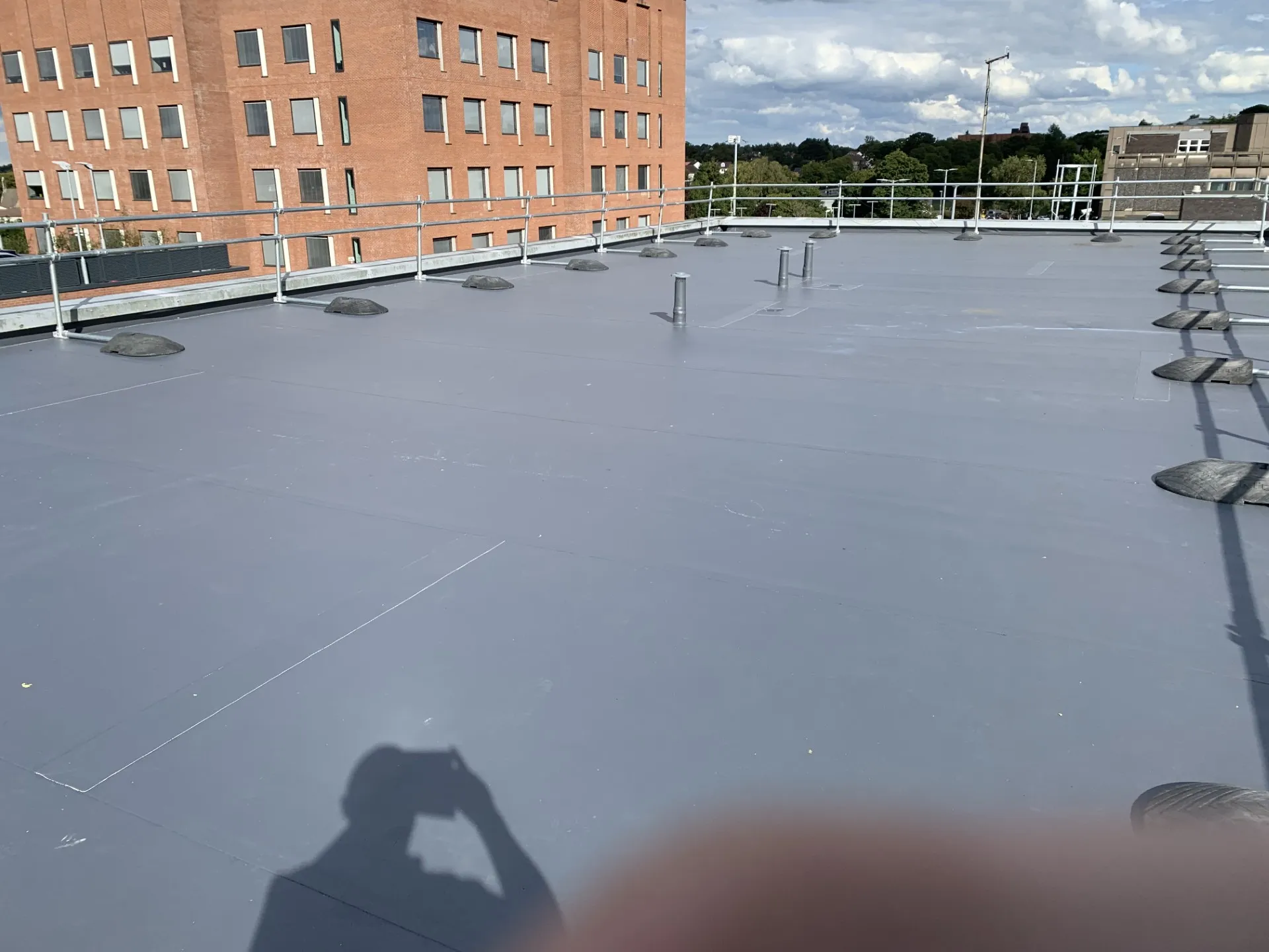 Sika membrane roof detailing by Modern Roofing Scotland
