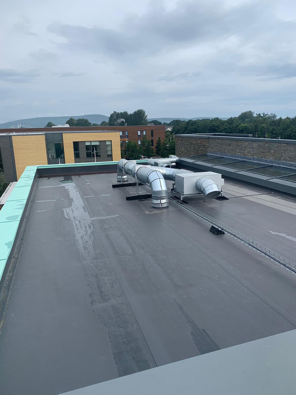 Additional Edinburgh single ply membrane roofing project by Modern Roofing