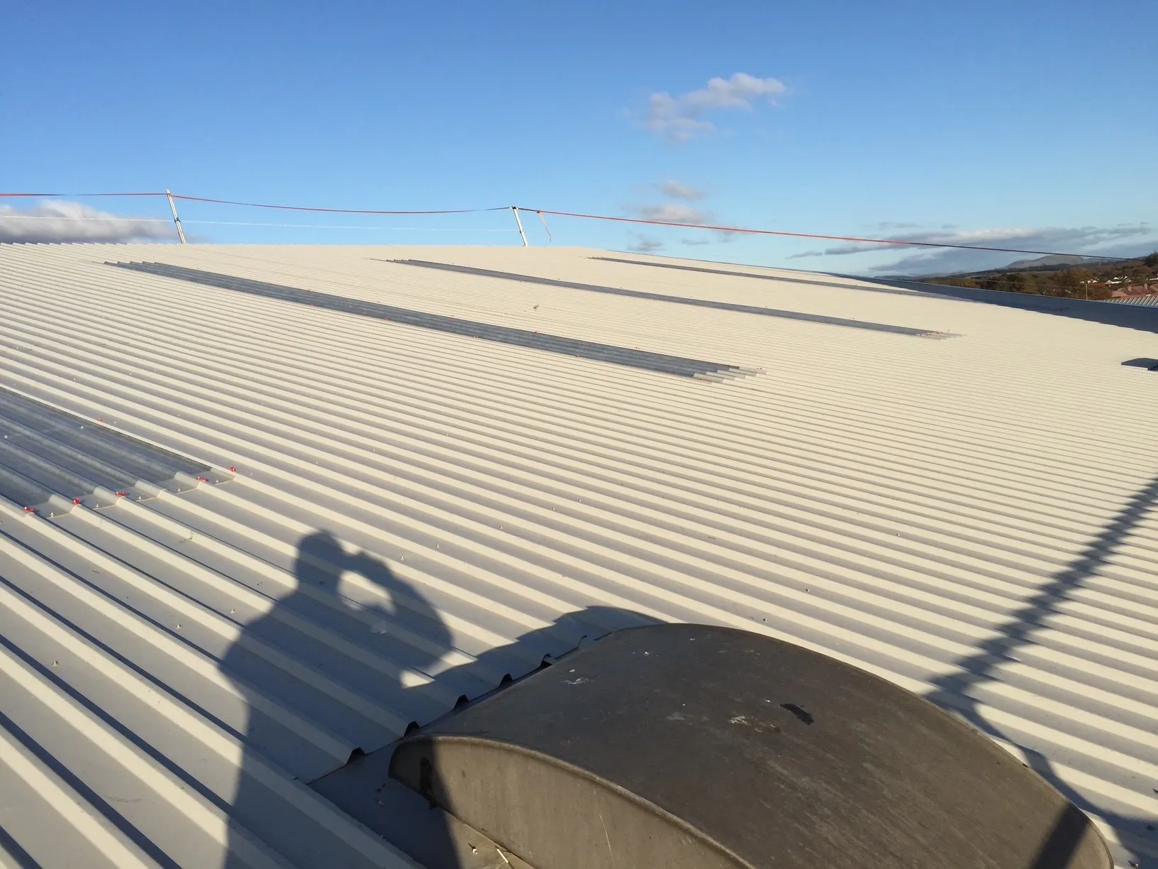 Commercial roofing work by Modern Roofing
