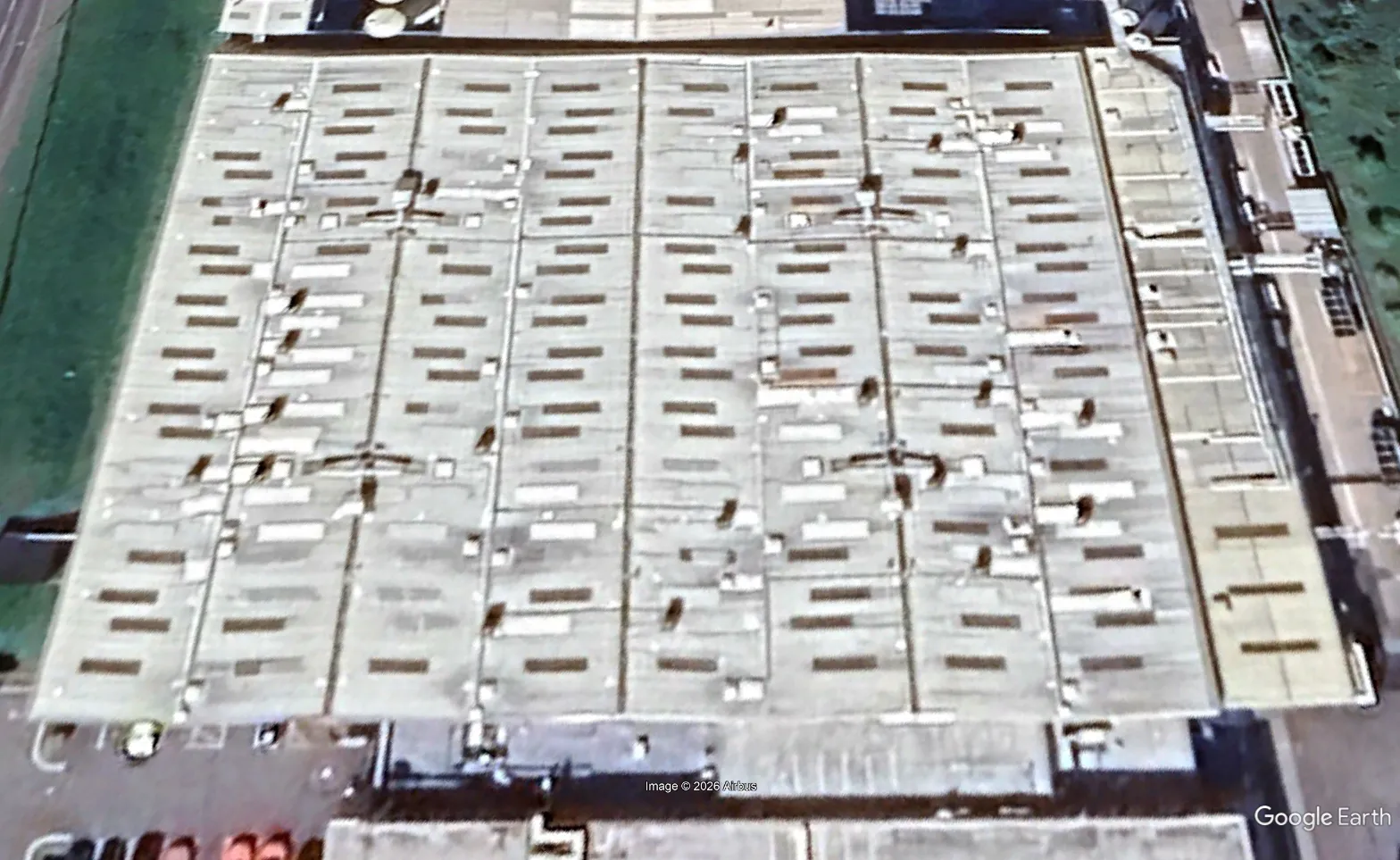 Completed roof safety-line works at the AG Barr site