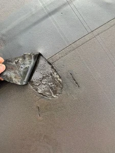 Splitting EPDM roof defect