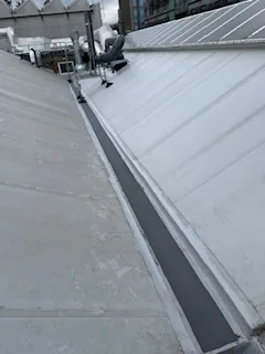 Completed Sika membrane walkway installation at Calderstone Industrial Products Ltd