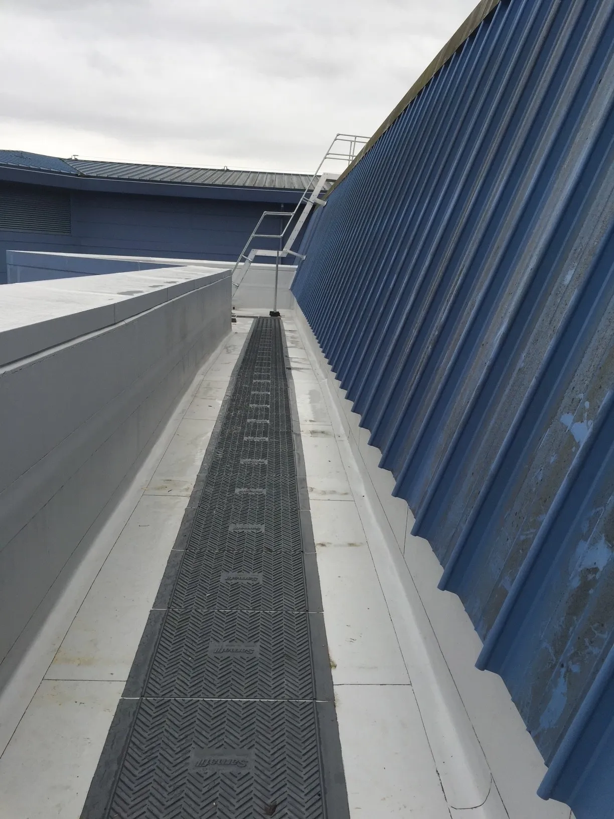 Hospital single ply membrane roofing project in Edinburgh by Modern Roofing