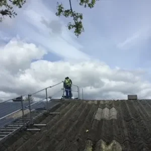 Factory Asbestos Cement roof coating Edinburgh